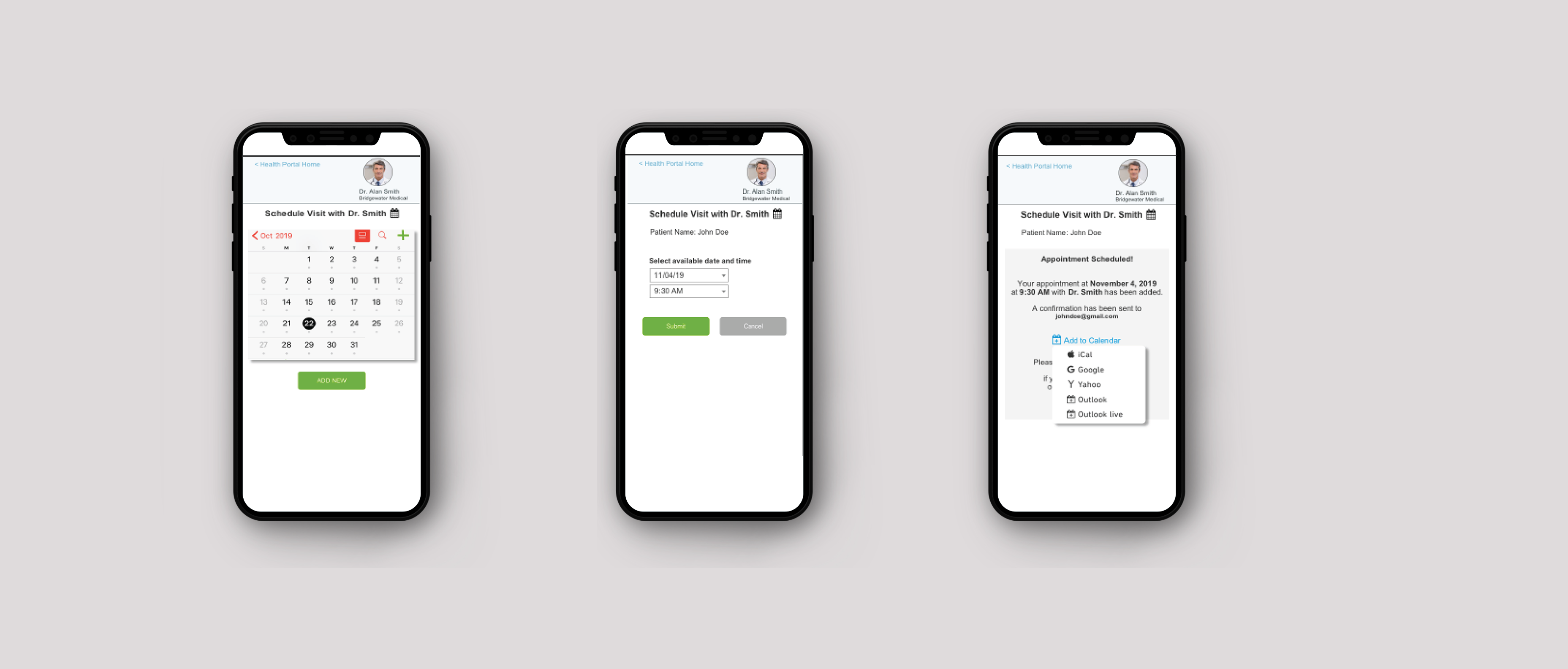 Centralized Medical Records App UI/UX Case Study
